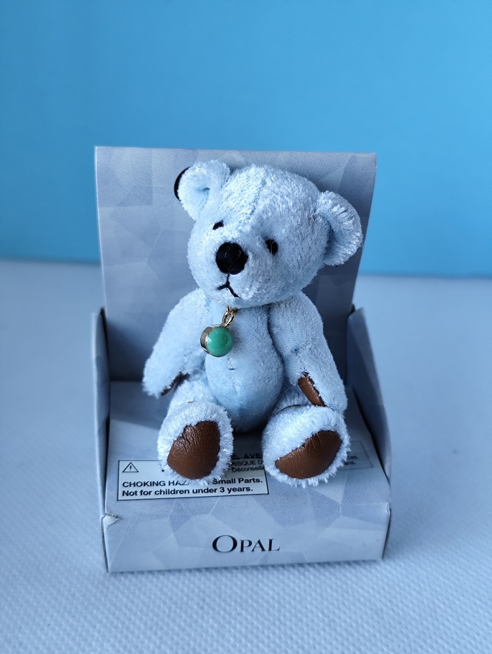3/$25💙Russ Berrie miniature birthstone teddy bear doll